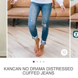 KanCan Cuffed Jean